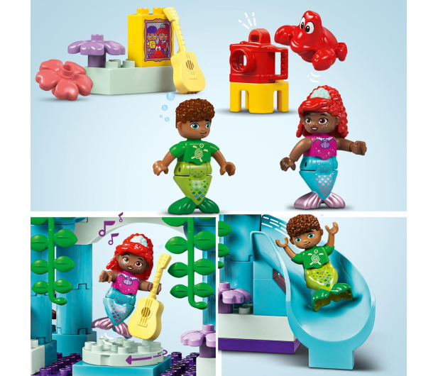 LEGO DUPLO DISNEY TM 10435 Magiczny podwodny pałac Arielki - 1248418 - zdjęcie 3